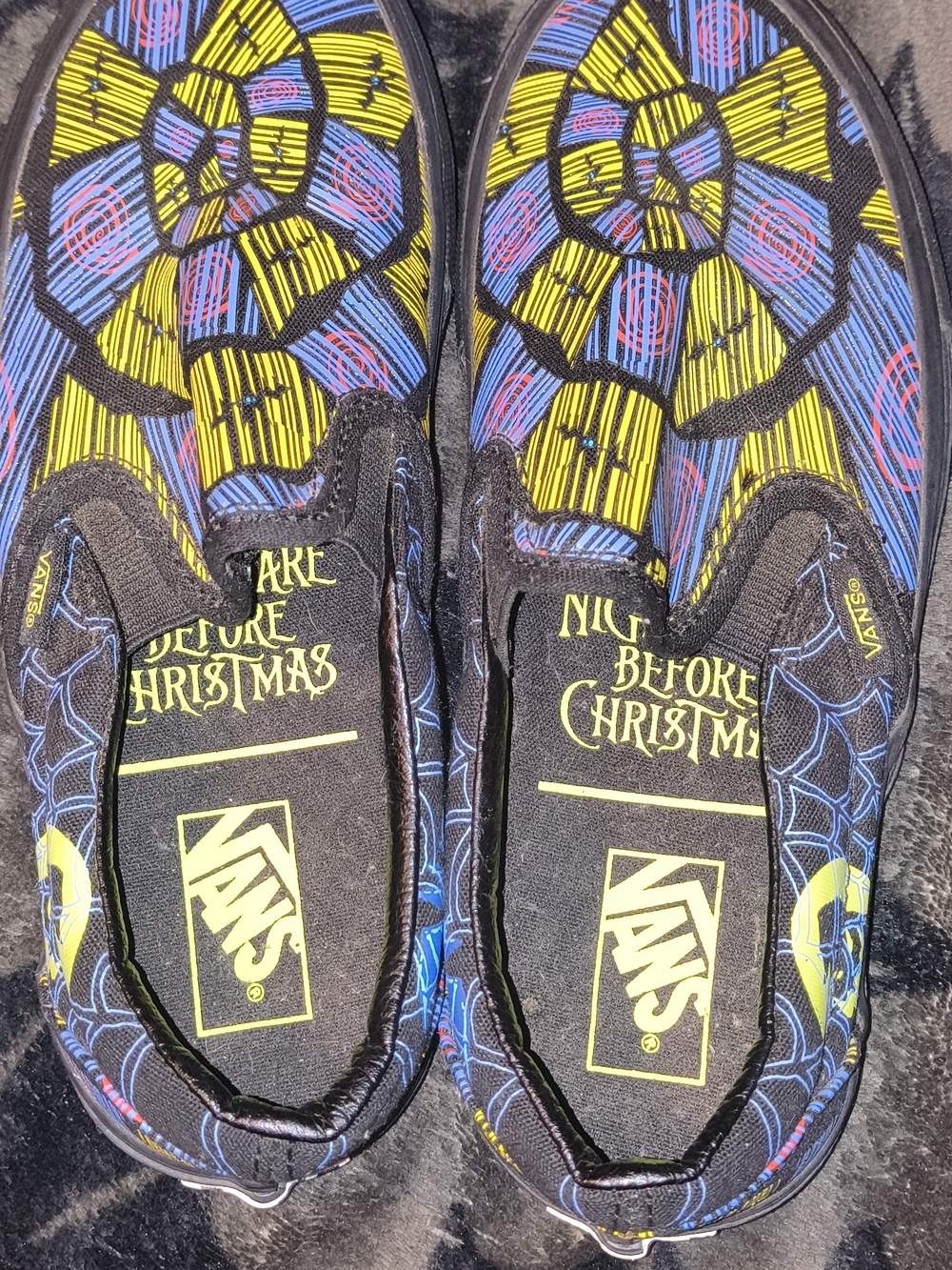 Vans The Nightmare Before Christmas Glow In The Dark Slip-On Sneakers